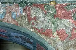 Sankt Martin zu Pferd mit Bettler