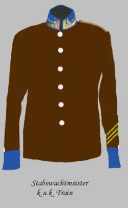 Stabswachtmeister (der Traintruppe vor 1913)