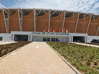Das Stade de la Paix de Bouaké im Jahr 2023