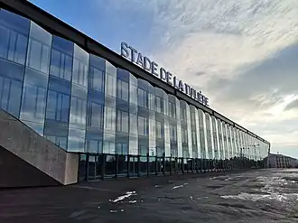 Ansicht des Stadions im Januar 2021