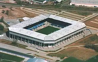 Luftaufnahme des Stadions (2007)