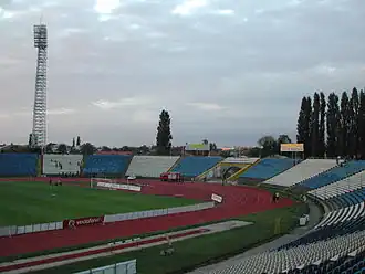 Das Stadionul Ion Oblemenco in Craiova.