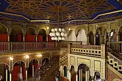 Ruheraum der Sauna im Stadtbad Leipzig (maurisch)