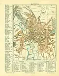 1888: Stadtplan aus Meyers Konversations-Lexikon