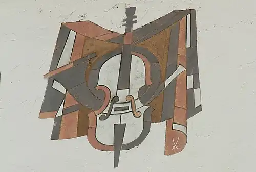 Bilddetail am Stadttheater Meißen