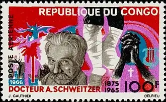 Briefmarke, Republik Kongo, 1966