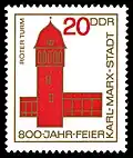 DDR-Briefmarke von 1965, Entwurf Manfred Gottschall