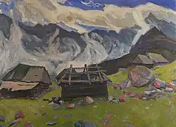 Nebel über dem Czarny Staw