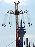 Star Flyer von Goetzke (52,5 Meter hoch, 24 Sitzplätze) auf der Rheinkirmes in Düsseldorf