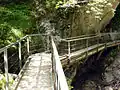 Wanderweg in der Klamm