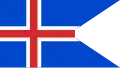 Staats- und Seekriegsflagge Islands (1918–1944)