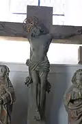 Jesus stirbt am Kreuz