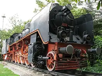 Lokomotive 57007 im Eisenbahnmuseum in Ankara