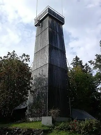 Der Aussichtsturm auf dem Steinberg.