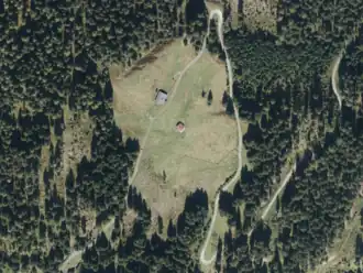 Steindlalm aus der Vogelperspektive