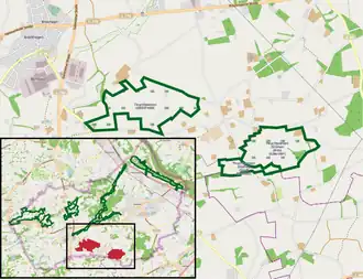 Übersichtskarte der Naturschutzgebiete