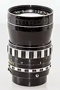Teleobjektiv Auto-D-Tele-Quinar 1:2,8/135&nbsp;mm mit M42-Gewinde