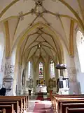 Blick in das Kirchenschiff.