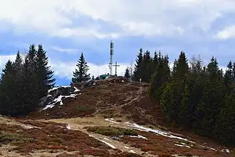 Spätwinter am Gipfel des Steinplans