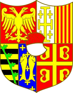 Wappen von Wilhelm&nbsp;XI. als Markgraf von Montferrat (1494–1518)