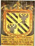 Wappen von Ferdinand von Cavriani, 1656