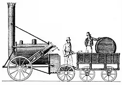 Die Rocket im Mechanics’ Magazine von 1829.