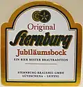 Jubiläumsbock Etikett der Sternburg Brauerei GmbH