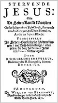 Stervende Jesus, 1671, Betrachtungen über die sieben letzten Worte Jesu