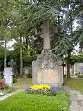 Grabstätte von Anna Barbara von Stetten auf dem Protestantischen Friedhof in Augsburg