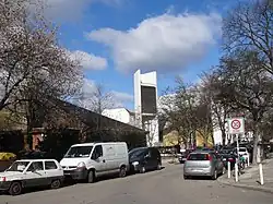 Stierstraße an der Hauptstraße