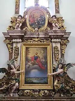 Rechter Querhaus-Seitenaltar (Retabel)