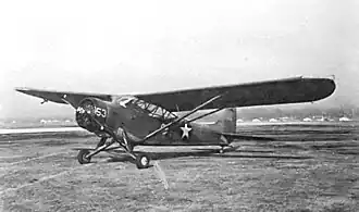 Stinson O-49, vermutlich in Nordafrika