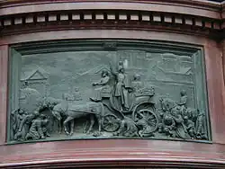 Nikolaus I. befriedet den St. Petersburger Cholera-Aufstand 1831, Denkmal für Nikolaus I., St. Petersburg