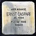 Stolperstein für Ernst Caspari