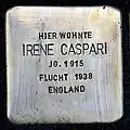 Stolperstein für Irene Caspari