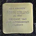 Stolperstein für Erwin Stilling