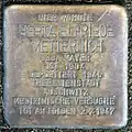 Stolperstein für Herta Elfriede Metternich (Thieboldsgasse 98)