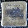 Stolperstein für Reha Moses (Friedrichstraße 40)