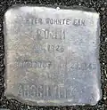 Stolperstein für einen Romm (Thieboldsgasse 9)