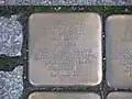 der Stolperstein für Berta Bier