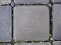 der Stolperstein für Chaye Sara Geppert