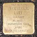 Stolperstein für Friedericke Levy (Luxemburger Straße 37)