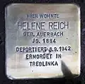 Stolpersteine in Berlin-Wilmersdorf für Helene und David Reich