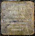 Stolperstein Hektorstraße 5 Siegfried Jablonski
