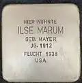 Stolperstein für Ilse Marum (Neumarkt 41)