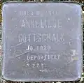Stolperstein für Anneliese Gottschalk (Eugen-Langen-Straße 29)