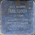 Stolperstein für Emil Bloch (Lütticher Straße 43)