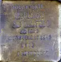 Stolperstein für Hildegard Schoenfeld (Brabanter Straße 19)