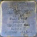 Stolperstein für Martha Leffmann (Flandrische Straße 18)