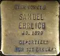 Stolperstein für Samuel Ehrlich (Bismarckstr. 37)